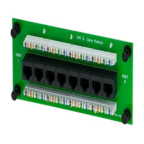 DataComm 80-0040 CAT6 8-Port Passive Data Module