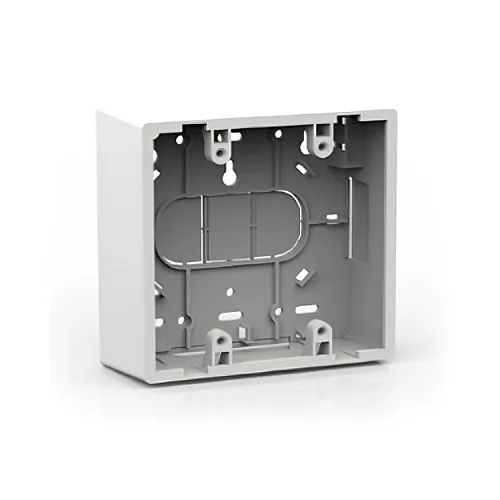 Kramer 80-80111099 DECORA On−Wall Box, 1-Gang, Plastic Box, White