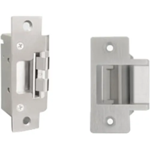 HES 10720401 8000-12/24D 8000 Series Electric Strike Body for Cylindrical Locksets, Satin Stainless Steel