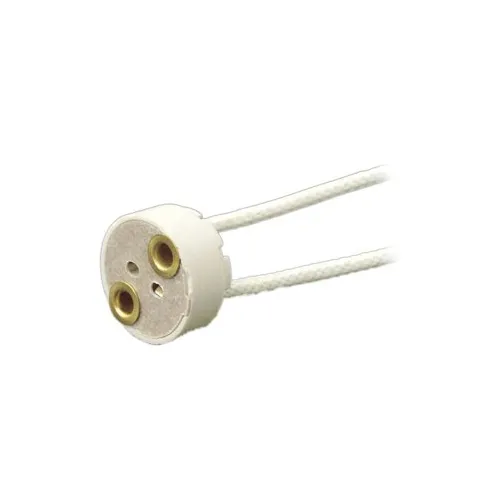 Leviton 80054 Ceramic Body Lampholder with Miniature Bi-Pin Base, Incandescent