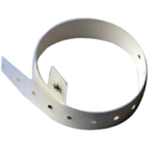 Securitas 801A2701 RoamAlert Vinyl Resident Strap with Snap, 12" Length, 10-Pack, Gray