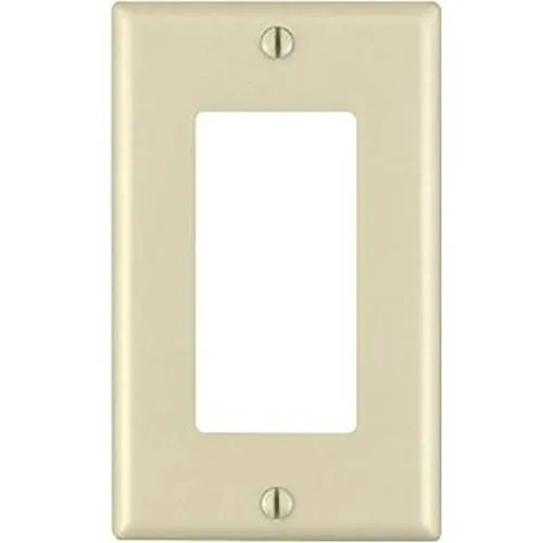 Leviton 80401-00i Single Gang Decora Style Faceplate