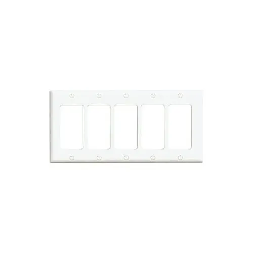 Leviton 80423-W Socket Residential Grade Decora-Style Faceplate
