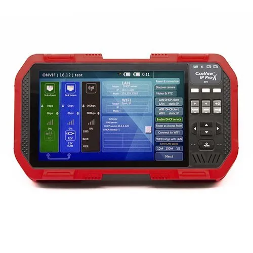 Triplett 8075 CamView IP Pro-X HD Full Touch-Screen Display and Analog Security Camera Tester