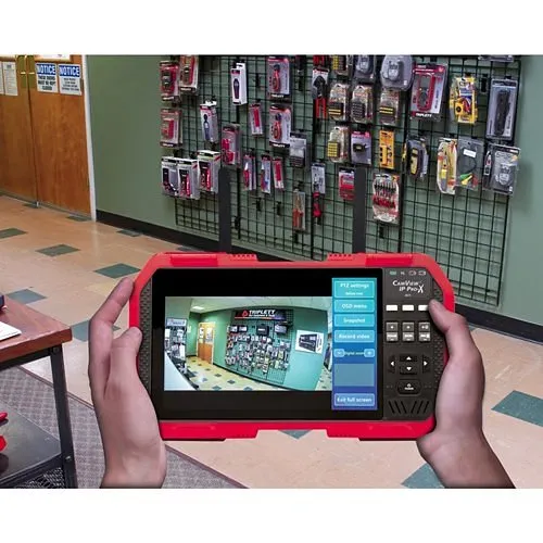 Triplett 8075 CamView IP Pro- X� HD Full Touch Screen Display IP and Analog Security Camera Tester