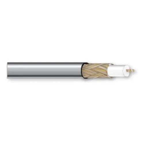 West Penn 807XBK1000 RG-8X Coaxial Cable, 16/1, CM, 50 Ohm, 1000' (304.8m) Reel, Black