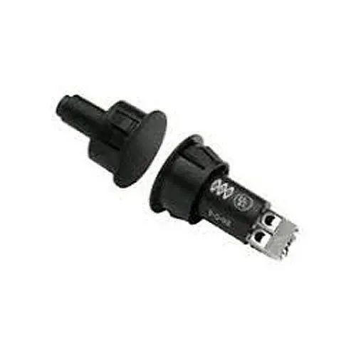 GRI 8080-T-BL 8080-T Series 3/4" Steel Door Recessed Switch Set, Standard Gap, 10W, 160VDC, 0.40A, Closed Loop, N/O, A, Black