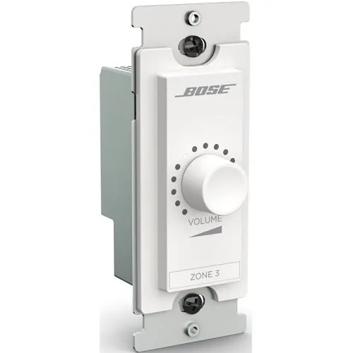 Bose Professional 808930-0210 ControlCenter CC-3D Digital Wall Zone Controller, White