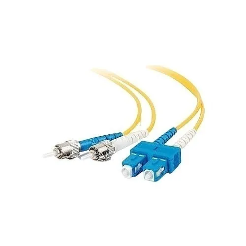 Quiktron 810-247-066 Value Series ST SC Fiber Patch Duplex PVC Cord, 20m