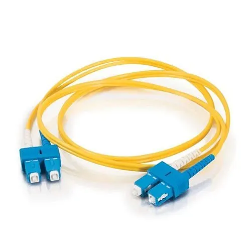 Quiktron 810-447-017 Value Series Fiber Jumper Cable, SC to SC, 9µm Duplex, 16' (5 m)