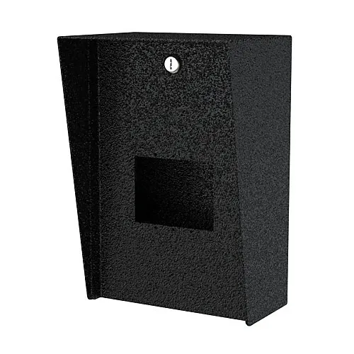 Pedestal Pro 812HOU-VIKI-01-CRS Access Control Housing, Black Steel, Portrait Orientation, 8" x 12"