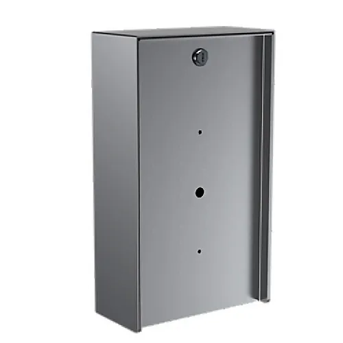 Pedestal Pro 814HOU-2NIP-03-304 Access Control Housing, 8" X 14" Portrait Stainless Housing