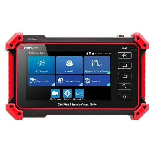 Triplett 8150-BR-KIT CamView IP Pro 5 HD CCTV Camera Tester Kit with SBR2M Borescope