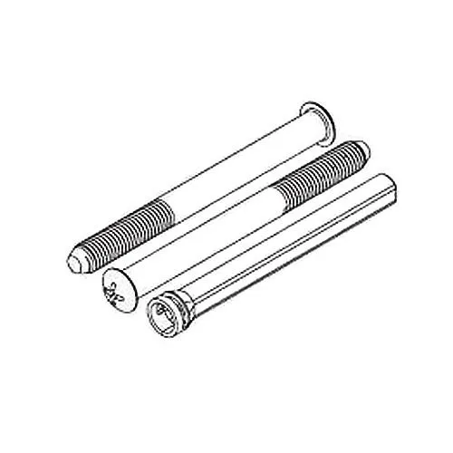 Kwikset 81691 Thick Door Conversion Screw Pack, Polished Brass