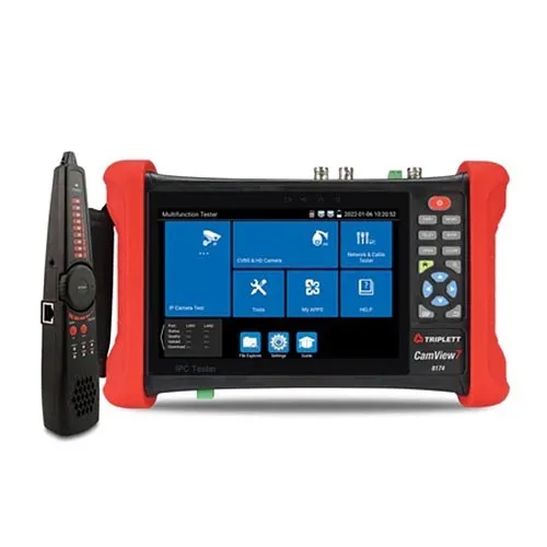 Triplett 8174 Camview 7" 2.4G Spectrum Analyzer 1920x1200 Resolution CCTV Camera Tester