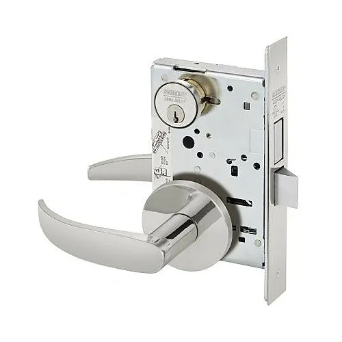 SARGENT 82-0157-26D 8200 Series Mortise Outside Lever, L, Satin Chrome