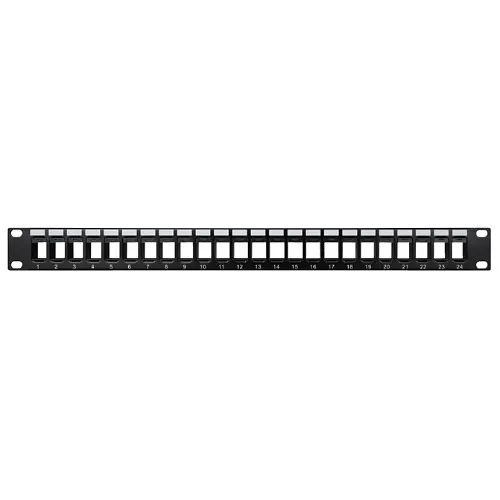 Vanco 820024 Modular Keystone Patch Panel, 24-Pack, 1 Unit