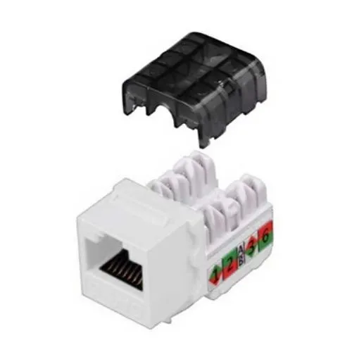 Vanco 820426 CAT6 90° Keystone Insert 8-Conductor, White