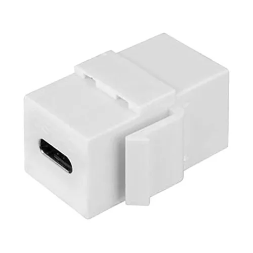 Vanco 820593 USB Type-C Keystone Insert, White