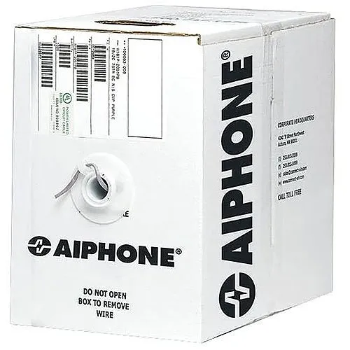 Aiphone 82220250C 22AWG 2-Conductor Shielded Wire 500', UL and c(UL)us Listed