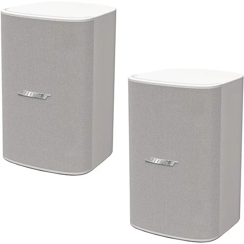 Bose Professional 829682-0220 DesignMax DM6SE Loudspeakers, Surface-Mount, Coaxial 2-Way Drivers, 125W, IP55, 1-Pair, White