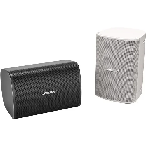 Bose Professional DM5SE DesignMax 2-Way Surface Mount 60W Loudspeaker with 5.25" Woofer and 1" Coaxial Tweeter, Pair, Black