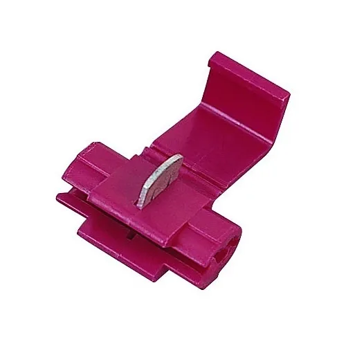 IDEAL 83-3261 Tap Splice Connector, 22 to 18 AWG, 600V Max, 75° C, Red