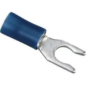 IDEAL 83-7071 Vinyl Insulated Snap Spade Terminal, 16-14 AWG, #10 Stud, Box 25