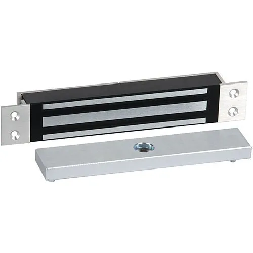 RCI 8360 Mortise MiniMag Electromagnetic Lock for Sliding Doors, Brushed Anodized Aluminum