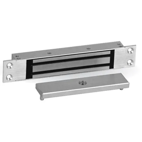 RCI 8365 Mortise MicroMag Electromagnetic Lock for Small Enclosures, Brushed Anodized Aluminum