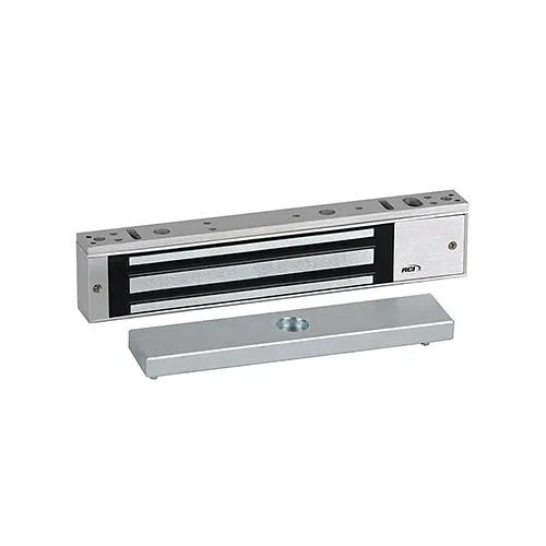 RCI 8371 Surface MiniMag Electromagnetic Lock with Door Status Sensor, Brushed Anodized Dark Bronze