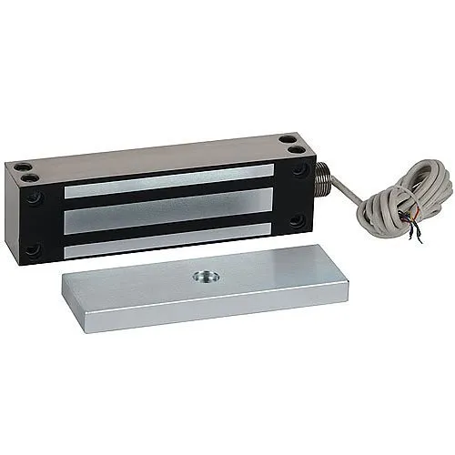 RCI 8380 GateMag Electromagnetic Lock with Built-in Remote Lock Status, 1200 lb, Brushed Stainless Steel