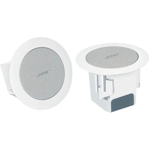 Bose Professional FreeSpace Flush-Mount Extended-Range Indoor Satellite Loudspeaker, Pair, White