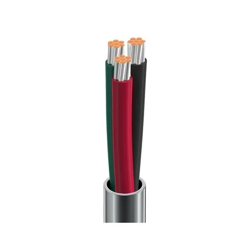 Belden 8443 0601000 3-Conductor 22 AWG Electronic Cable, PVC Insulation and Jacket, CMG, 1000', Chrome