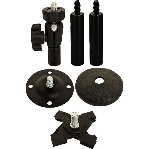 PanaVise 845-246 CCTV Micro Deluxe Mount for Surveillance Camera with T-Bar Clip, Black