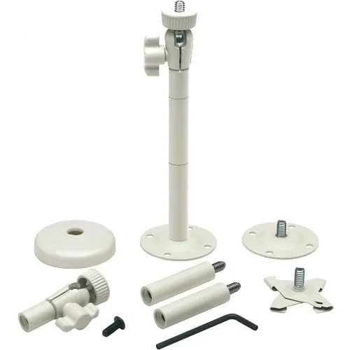 PanaVise 845-246W CCTV Micro Deluxe Mount for Surveillance Camera with T-Bar Clip, Cream