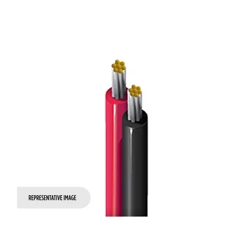 Belden 8470 0631000 16/2 Stranded Speaker Cable, Tinned Coper, PVC Insulation, Unjacketed, 1000' (304.8m) Reel, Black and White