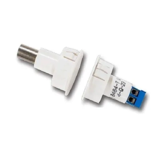 GRI 8484-TOC-W Steel Door Recessed Switch Set, 1/2" Gap Closed Loop, White