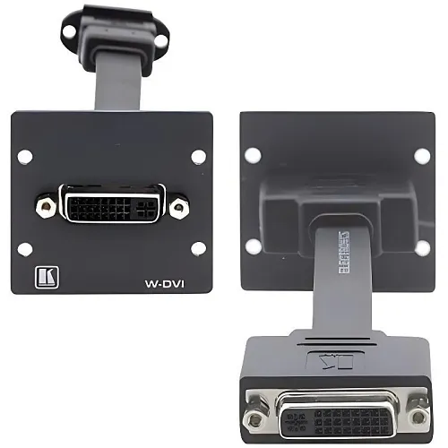 Kramer W-DVI (B) Wall Plate Insert, DVI, Black