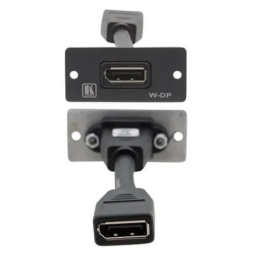 Kramer W-DP (B) Wall Plate Insert, DisplayPort, Black
