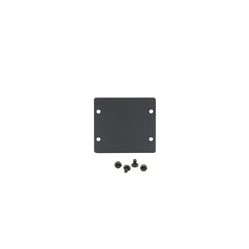 Kramer W-2BLANK Wall Plate Insert, Double Blank Slot Cover Plate