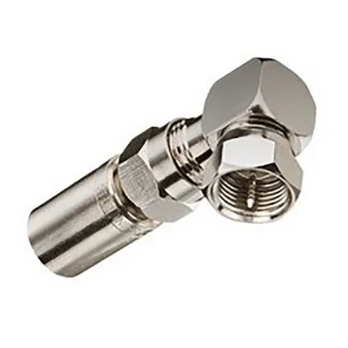 IDEAL 85-070 90° Coaxial F-Type Adapters, 2-Pack