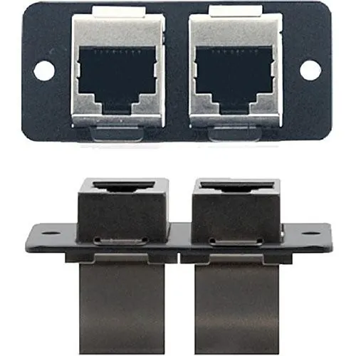 Kramer 85-1002099 Wall Plate Insert, Dual RJ-45