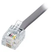 IDEAL 85-345 RJ-11 6P6C Modular Plug for CAT3/5e, 25-Pack