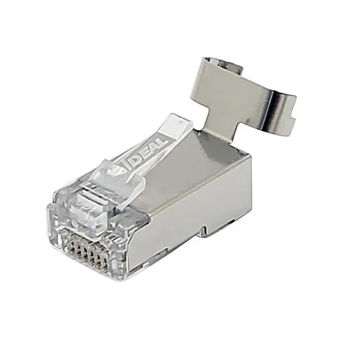 IDEAL 85-363 Shielded 6A/6 Modular Plug Feed-Through, 10-Pack