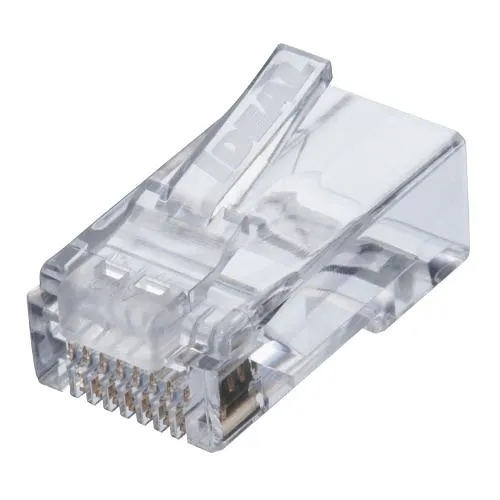 IDEAL 85-377J CAT6 Feed-Thru Modular Plugs, 100-Pack