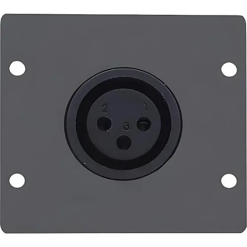Kramer WA-1XLFB Wall Plate Insert, XLR (F), Black