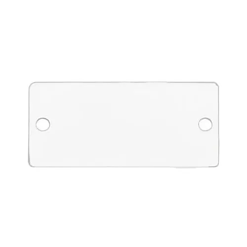 Kramer W-BLANK Wall Plate Insert, Blank Slot Cover Plate, White