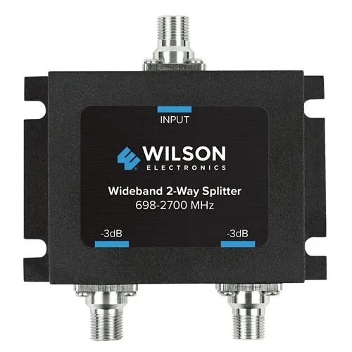 Wilson 850034 Coax Cable 2-Way Splitter, dB, 75 Ohms, F-Female