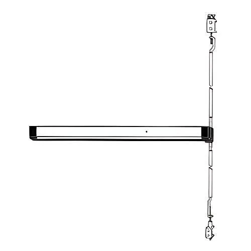 Adams Rite 8622-36 Narrow Stile Concealed Vertical Rod Exit Device, Aluminum